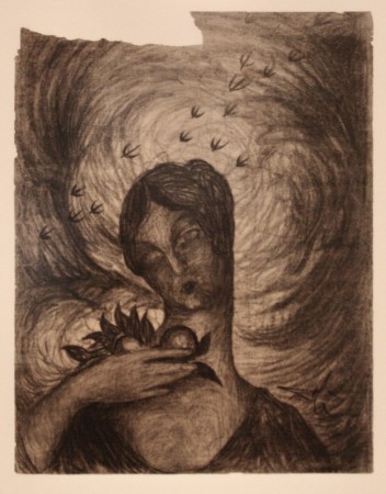 La mujer con golondrinas, 1920